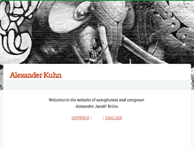 Tablet Screenshot of alexanderkuhn.com
